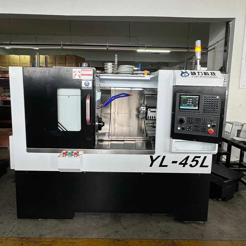سروو برج اور ٹیل اسٹاک کے ساتھ سلینٹ بیڈ CNC لیتھ